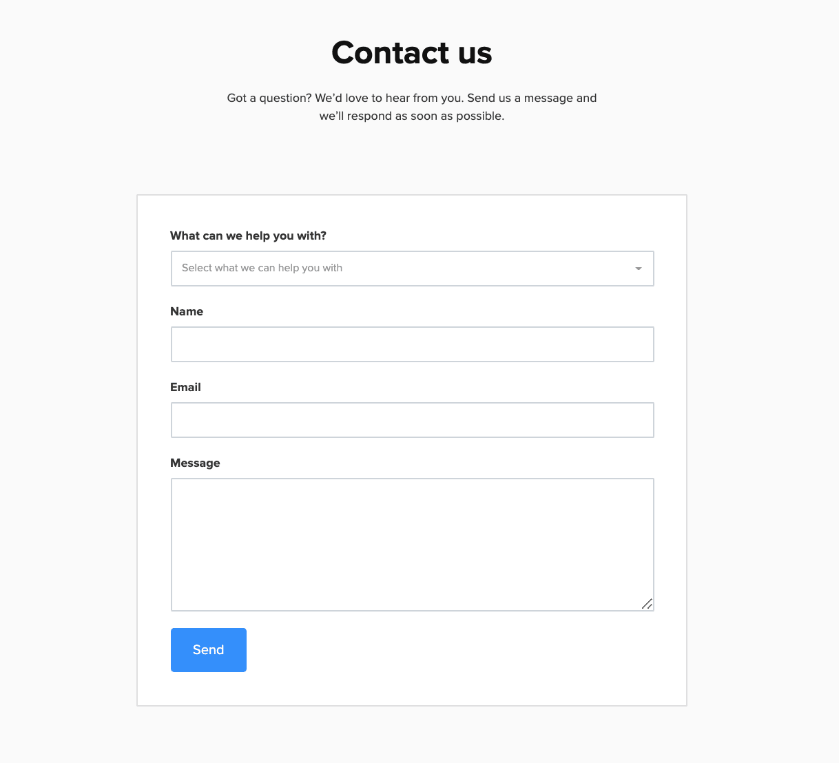 Contact Form Design 15 Best Contact Page Examples of 2021