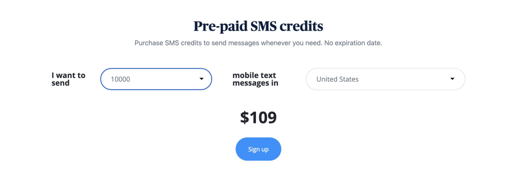 Brevo sms pricing