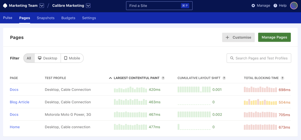 calibre-website-app-monitoring-tool
