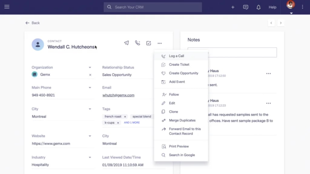 benchmark crm