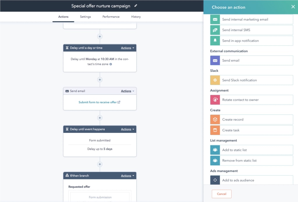 hubspot automation wordpress email marketing