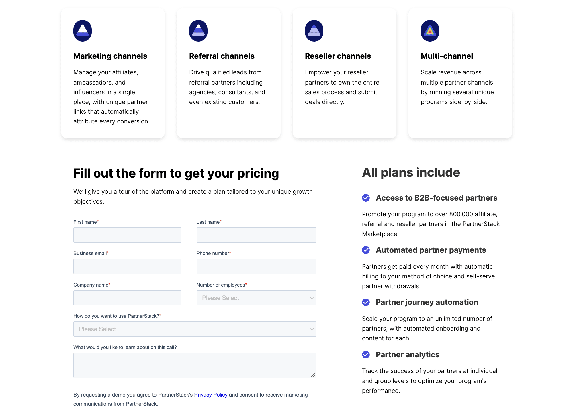 PartnerStack pricing