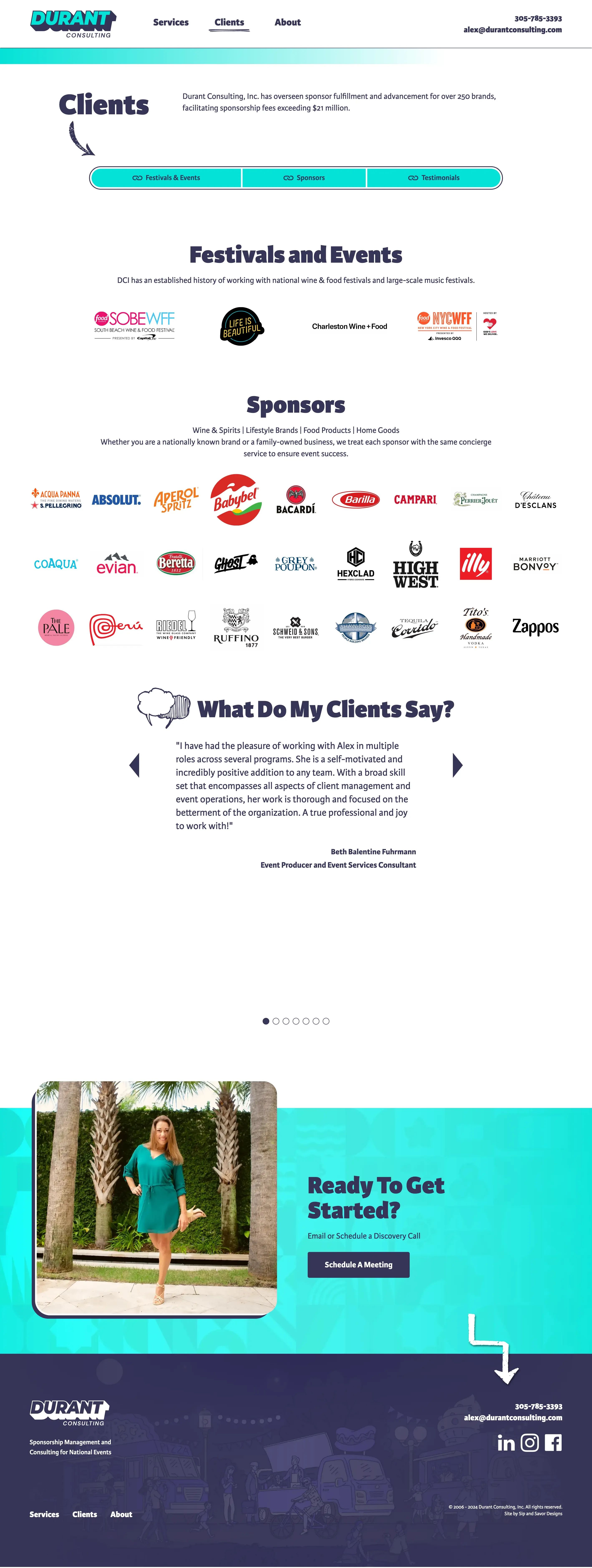 Durant Consulting clients page