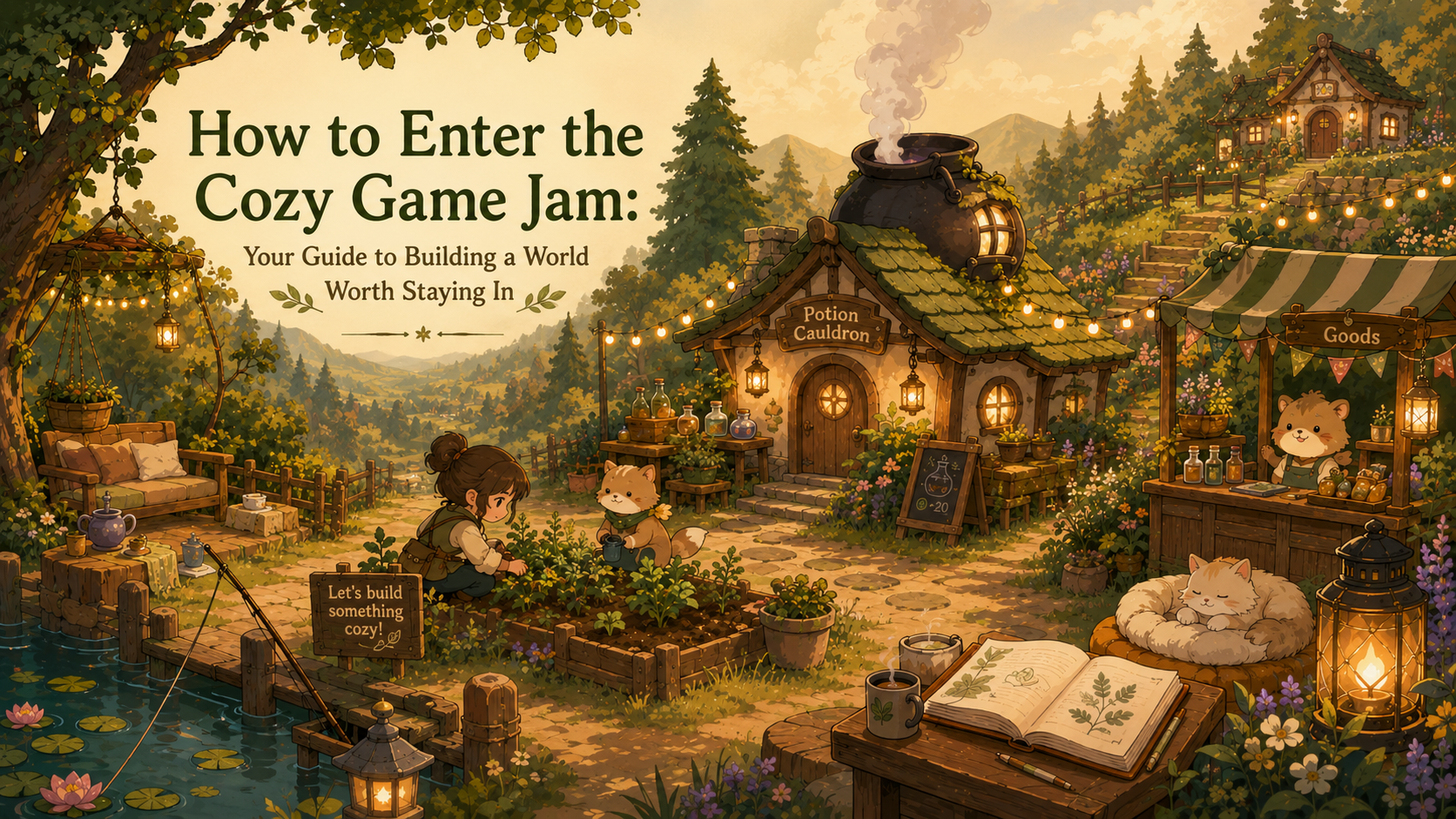 How to Enter the Cozy Game Jam: Your Guide to Building a World Worth Staying In
