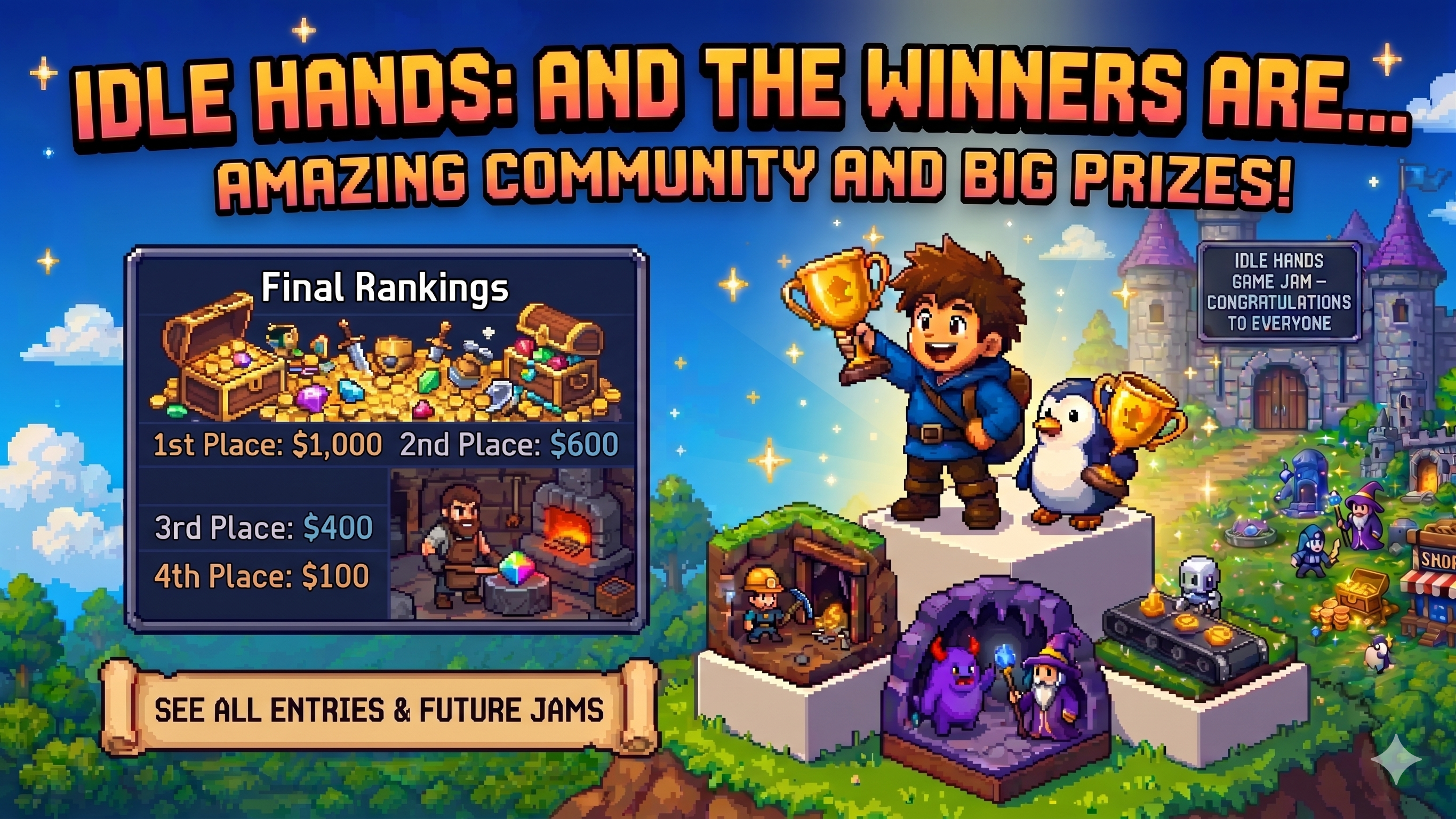 Idle Hands: And the Winners Are...