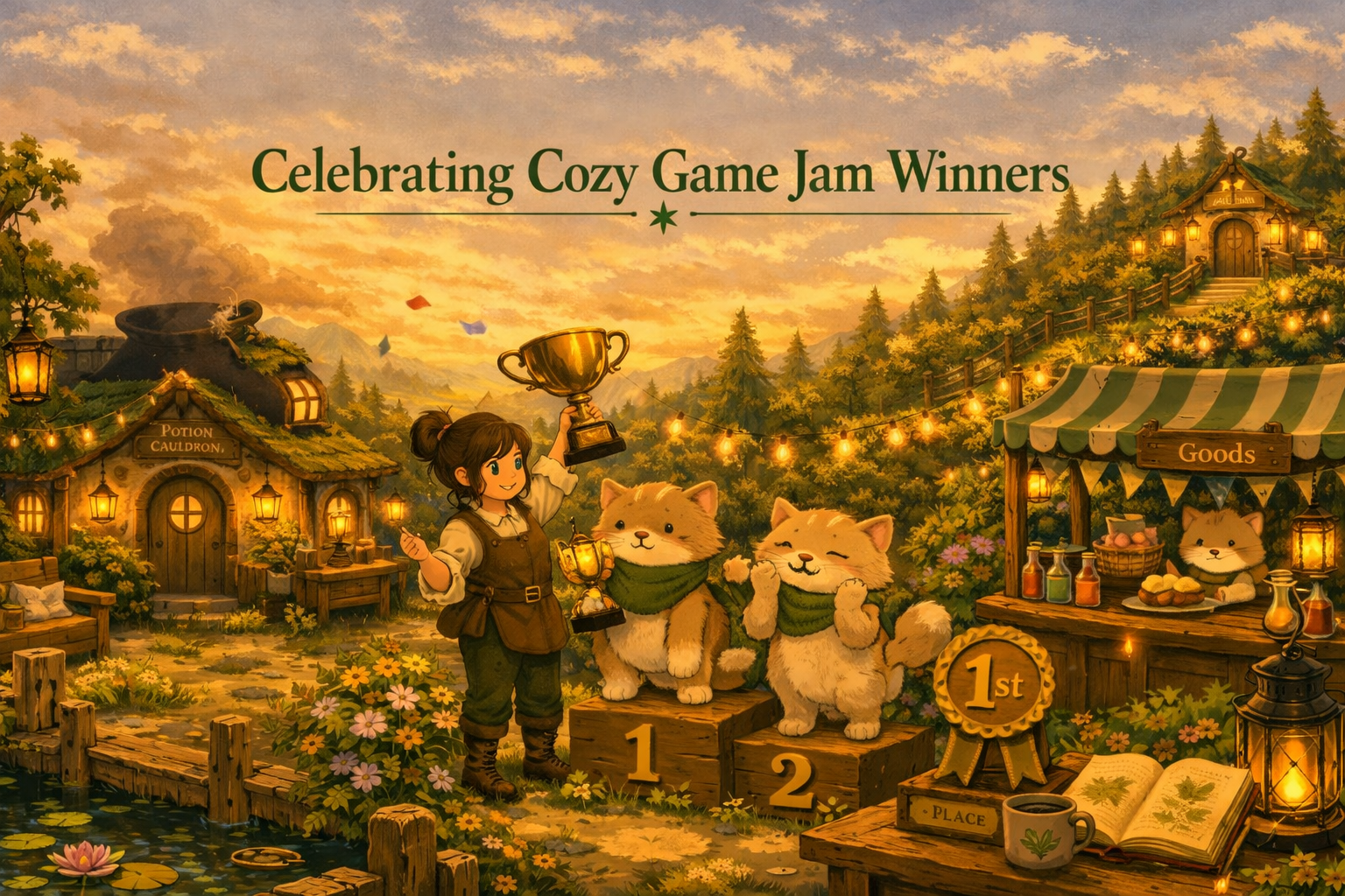 Cozy Game Jam: And the Winners Are...