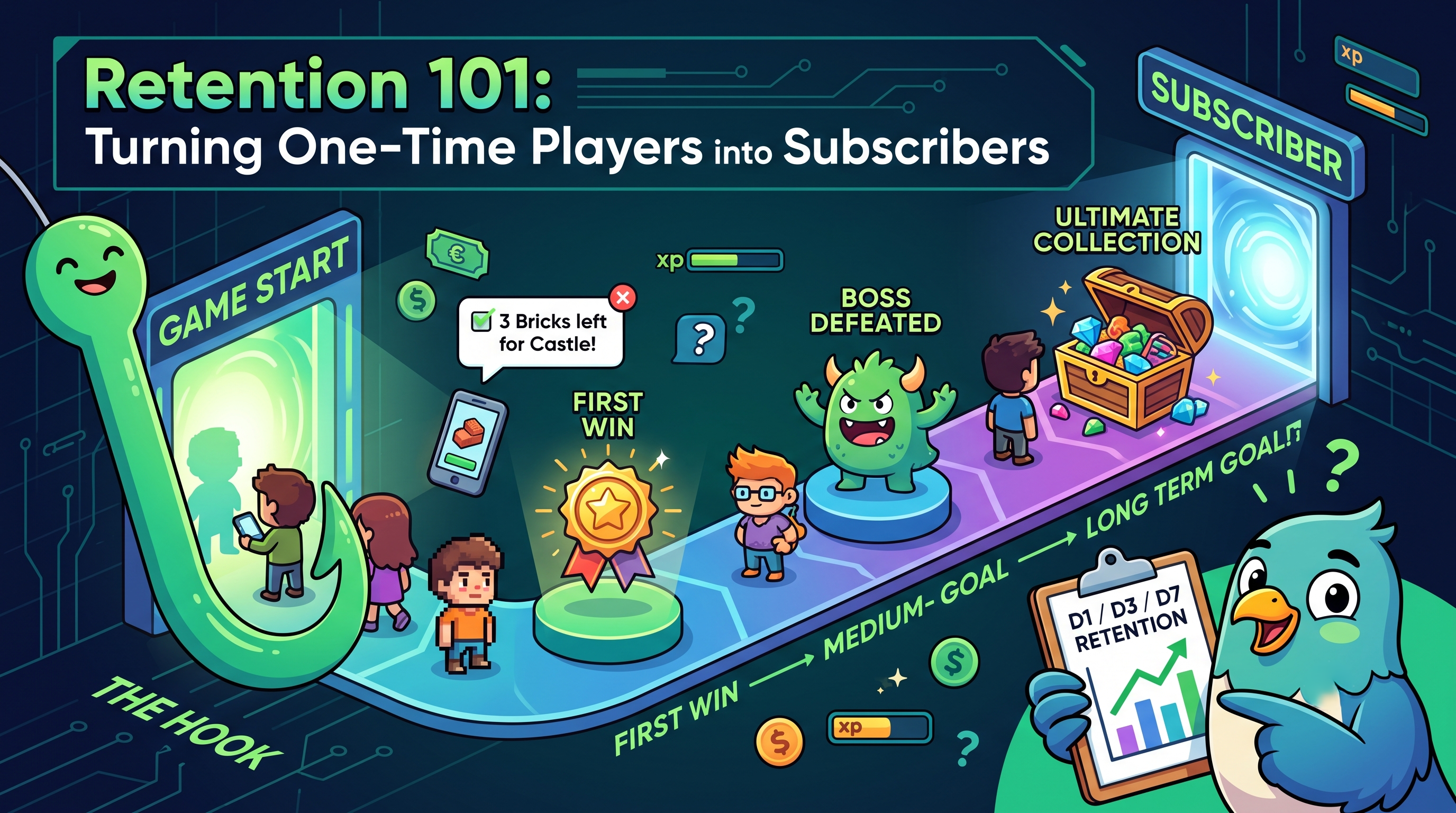 Turning One-Time Players into Subscribers