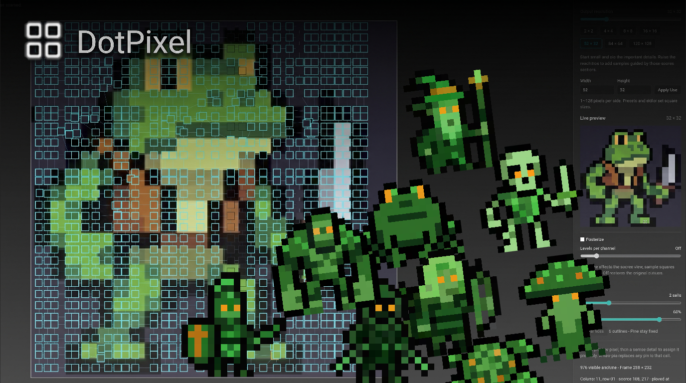 DotPixel: a new pixel-art cleanup tool for Layout Manager