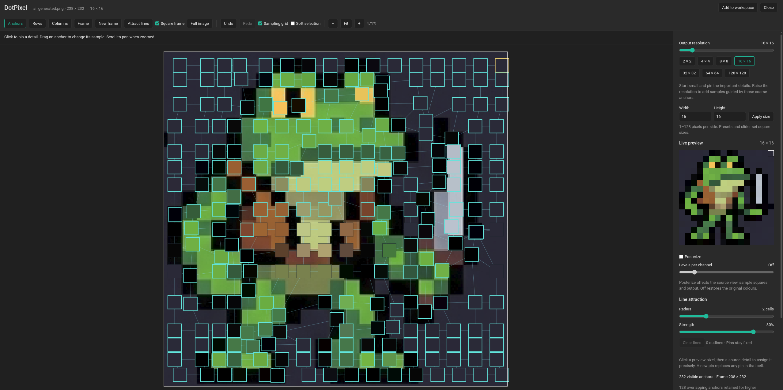 16x16 pixel art