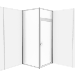 Bakrom 1kvm med dør