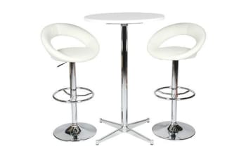 5275 standing table dia. 70 cm with two 5095 chairs