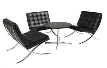 5576 coffee table dia. 70 cm 3x 5546 chairs 1,5 chairs