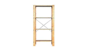 Lagerhylle, b:78cm, d:34cm h:175cm