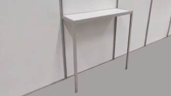 Hylle for plasmaskjerm, d:25cm