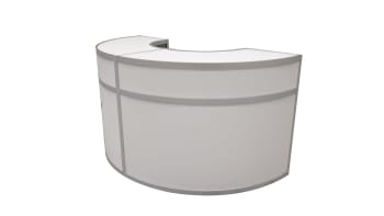 Bar/informasjonsdisk, h:104cm l:3m