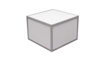 Podie farget plate, 77x77cm h:54cm