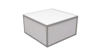 Podie farget plate, 102x102cm h:54cm