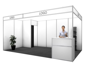 Medinova white 15 m², 3x5m (corner)