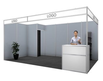 Medinova  coloured walls 15 m², 3x5m (corner)