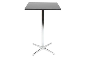 Table, standing, black. 70x70cm, h: 111cm