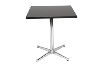 Table, black. ø 70cm, h 76cm