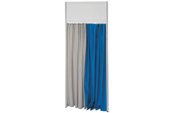 Curtain incl rail and top panel