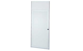 Door white, with top panel