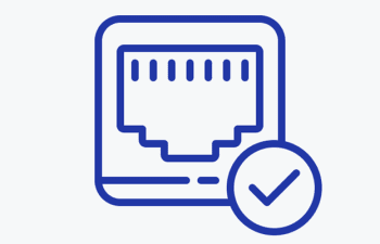 Kablet internett til et punkt, inntil 1000 Mb