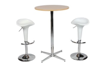 5277 standing table dia. 70 cm with two 5195 chairs