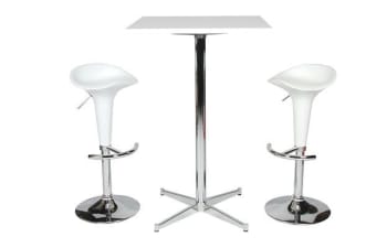 5295 standing table 70 x 70 cm with two 5195 chairs