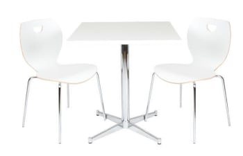 5395 table 70 x 70 cm with two 5105 chairs