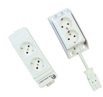 Dual socket outlet 1 phase 16amp