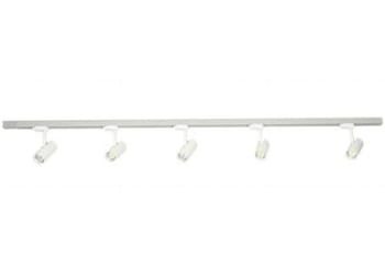 2 m light track inc. 5 led spots, grey