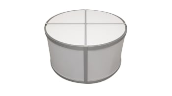 Podie farget pl. sirkel. ø: 102cm h: 54