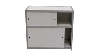 Counter white, with sliding Door, 102x52cm h:93cm