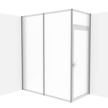 Bakrom 2kvm med dør