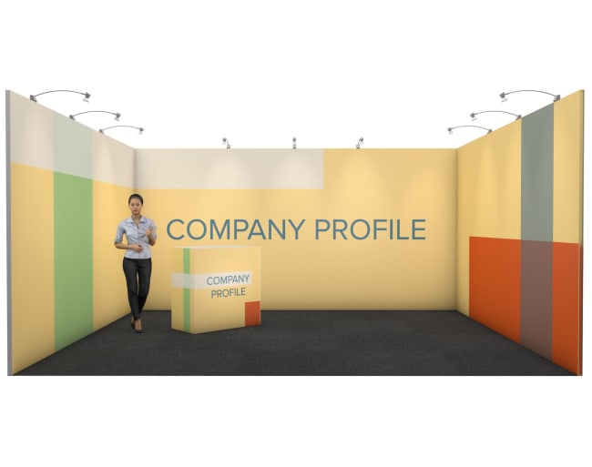 Nova bannerstand 20 m², 4x5m (bås)