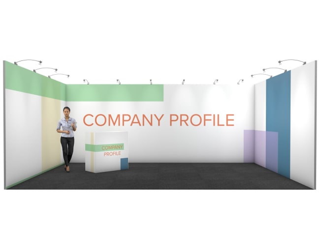 Nova bannerstand 24 m², 4x6m (bås)