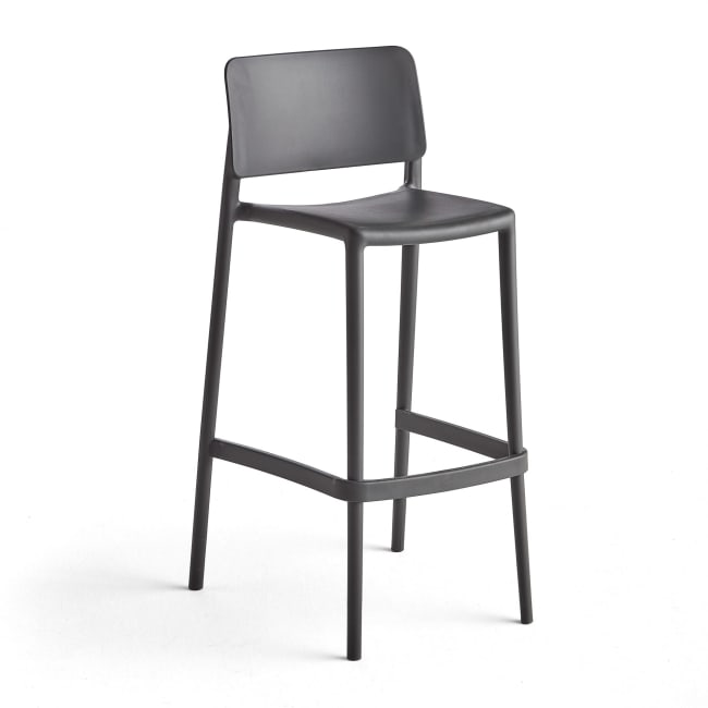 High bar stool RIO anthracite