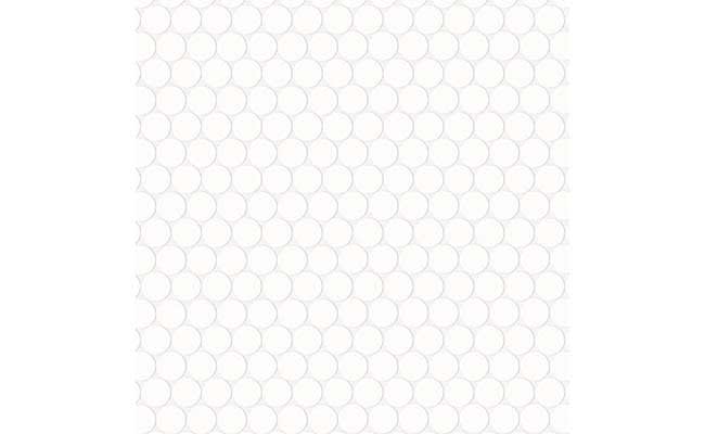 Cusion vinyl with duo dots white, 2m width
