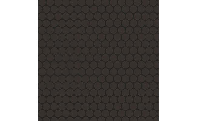 Cusion vinyl with duo dots black, 2m