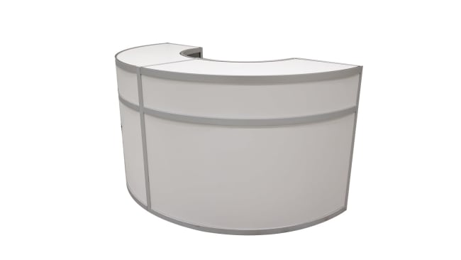 Bar/informasjonsdisk, h:104cm l:3m