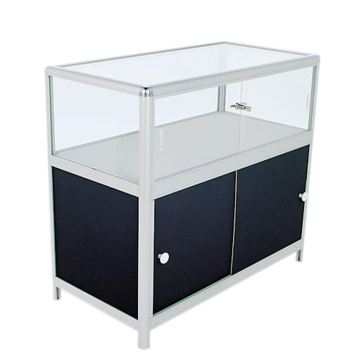 Glassdisk hvit, 102x52cm h:93cm