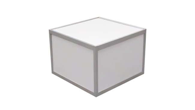 Podie farget plate, 77x77cm h:54cm