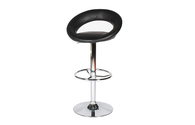 Bar stool lounge black