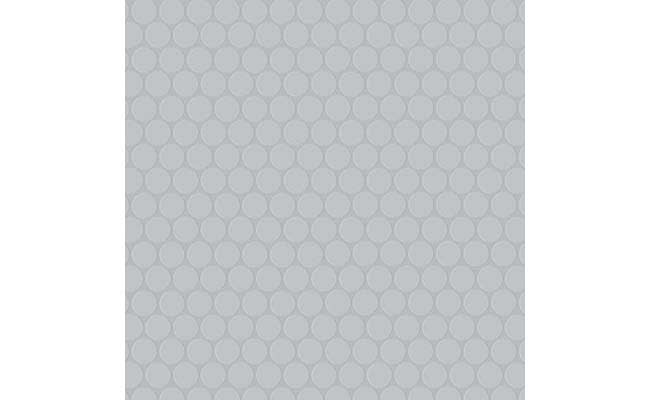 Cusion vinyl with duo dots grey, 2m width