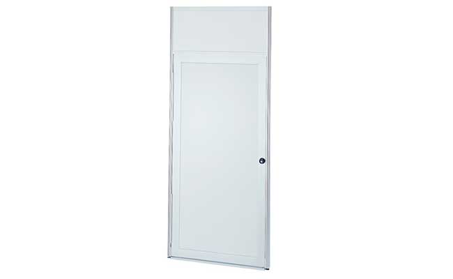 Door white, with top panel