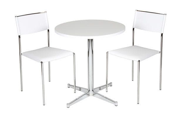 5375 bord diam. 70 cm med 2 stk. 5005 stoler