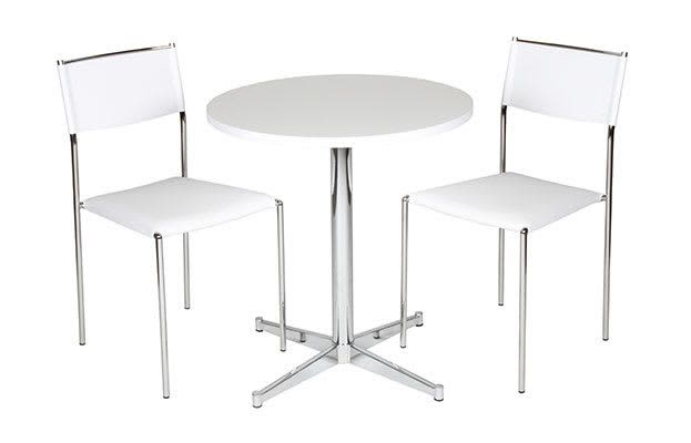 5375 table dia. 70 cm with two 5005 chairs