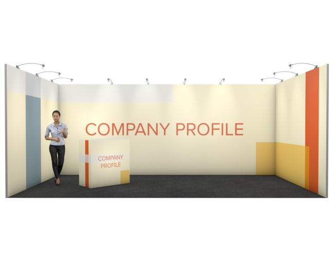 Nova banner stand 18 m², 3x6m (booth)
